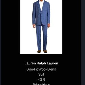 Ralph Lauren blue suit